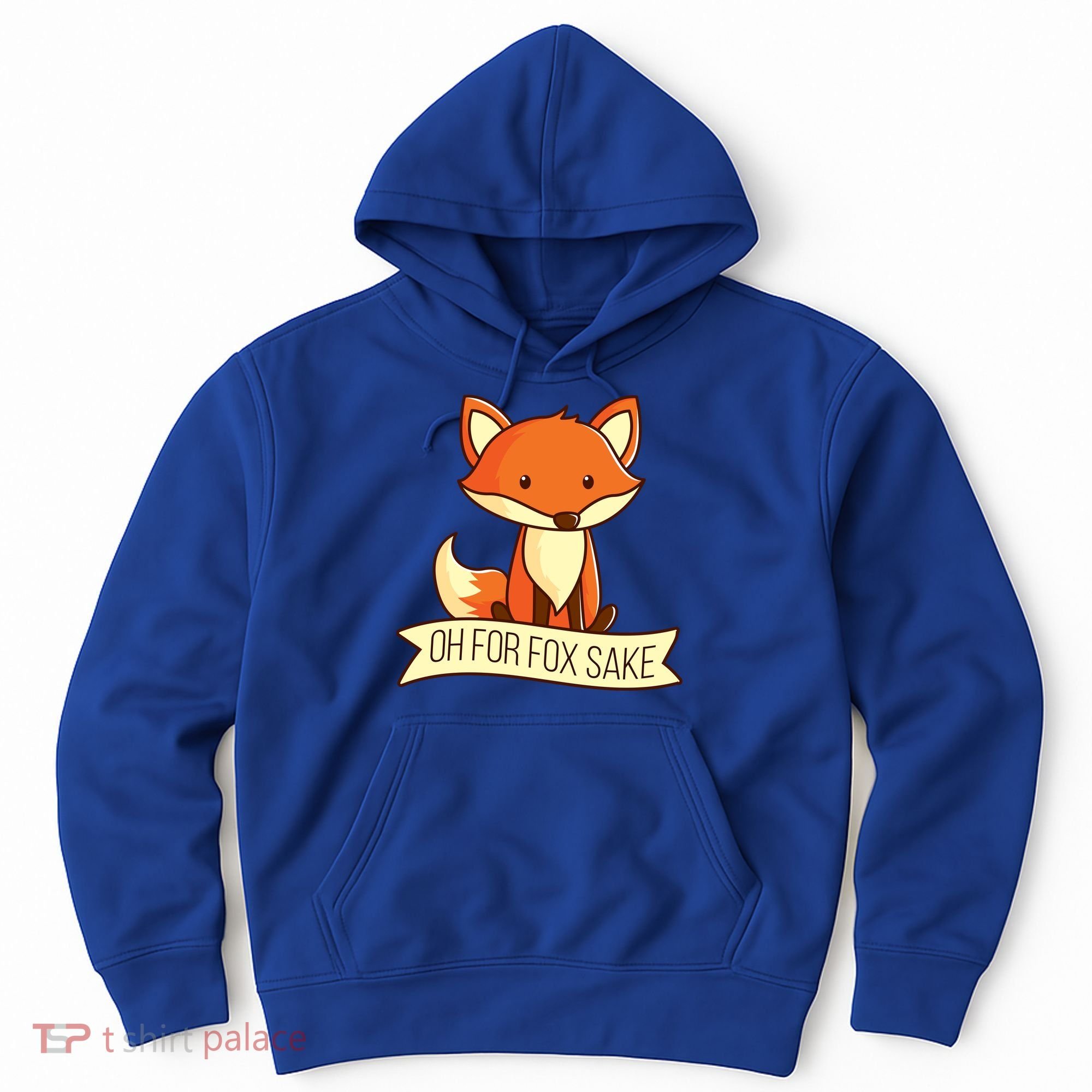 Oh For Fox Sake Funny Foxy Nerd Cool Gift Hoodie
