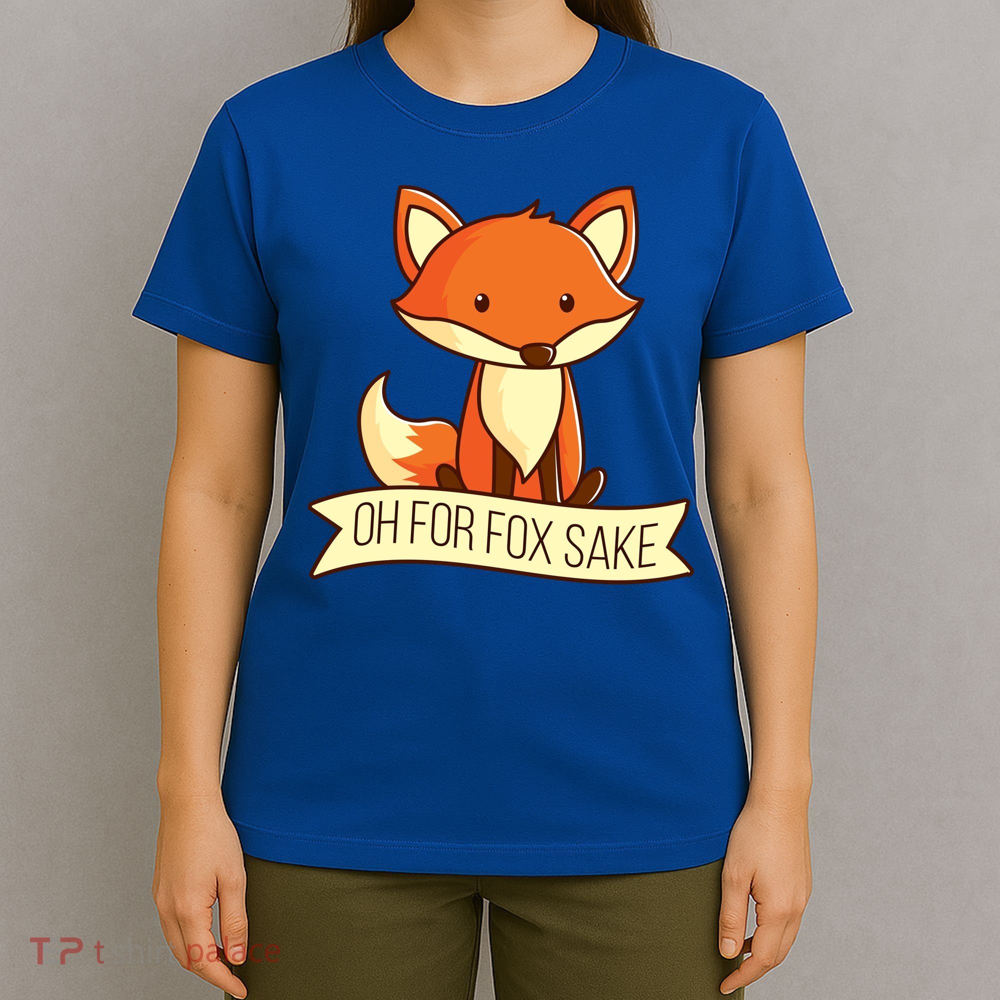 Oh For Fox Sake Funny Foxy Nerd Cool Gift T-Shirt