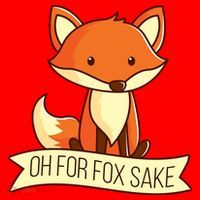 Oh For Fox Sake Funny Foxy Nerd Cool Gift Santa Hat thumb 1