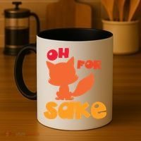 Oh For Fox Sake Funny Almost Offensive Adult Humor Gift Coffee Mug thumb 4