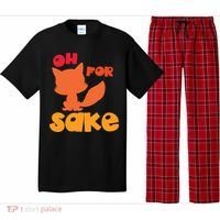 Oh For Fox Sake Funny Almost Offensive Adult Humor Gift Pajama Set thumb 0