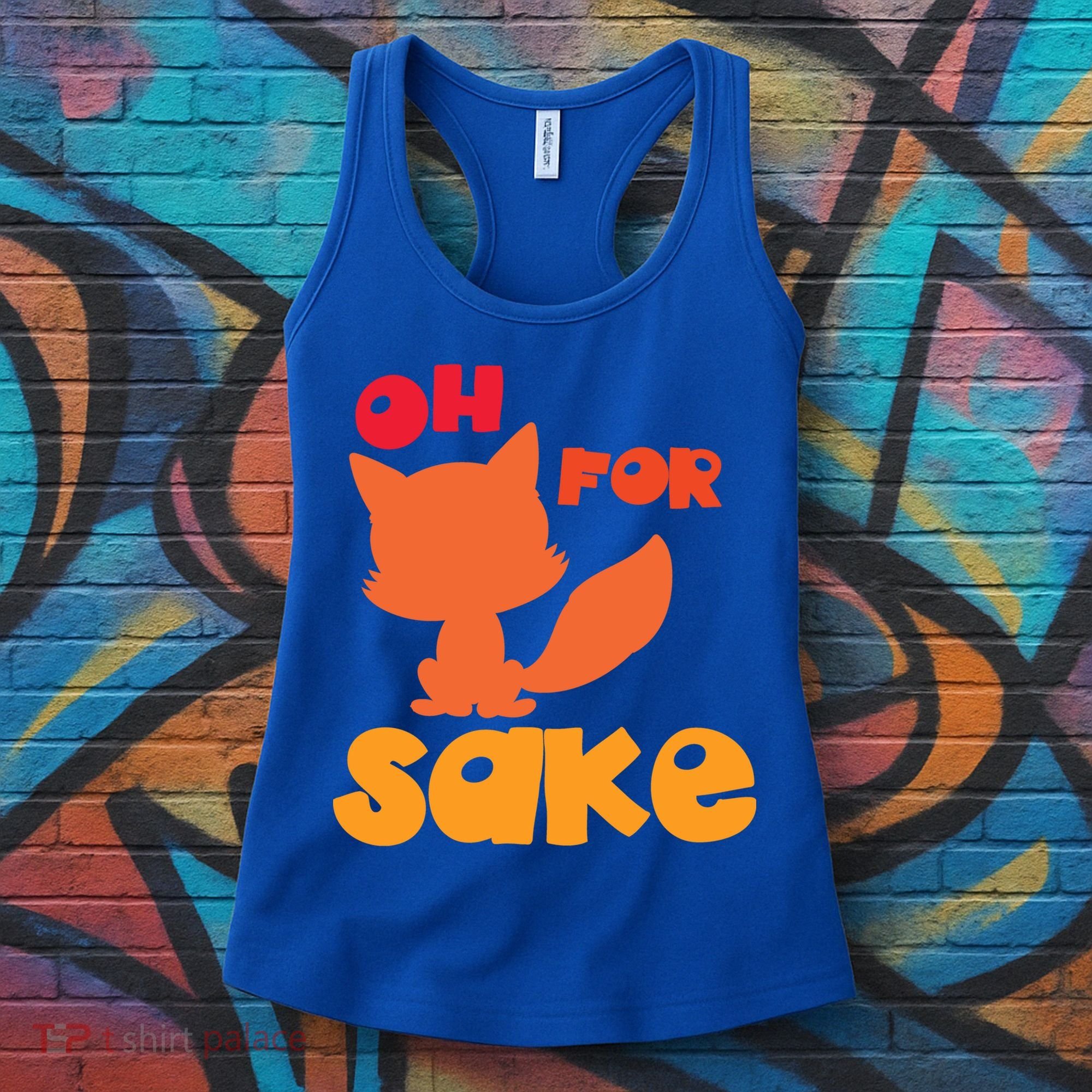 Oh For Fox Sake Funny Almost Offensive Adult Humor Gift Women's Tank Top