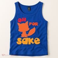Oh For Fox Sake Funny Almost Offensive Adult Humor Gift Tank Top thumb 2