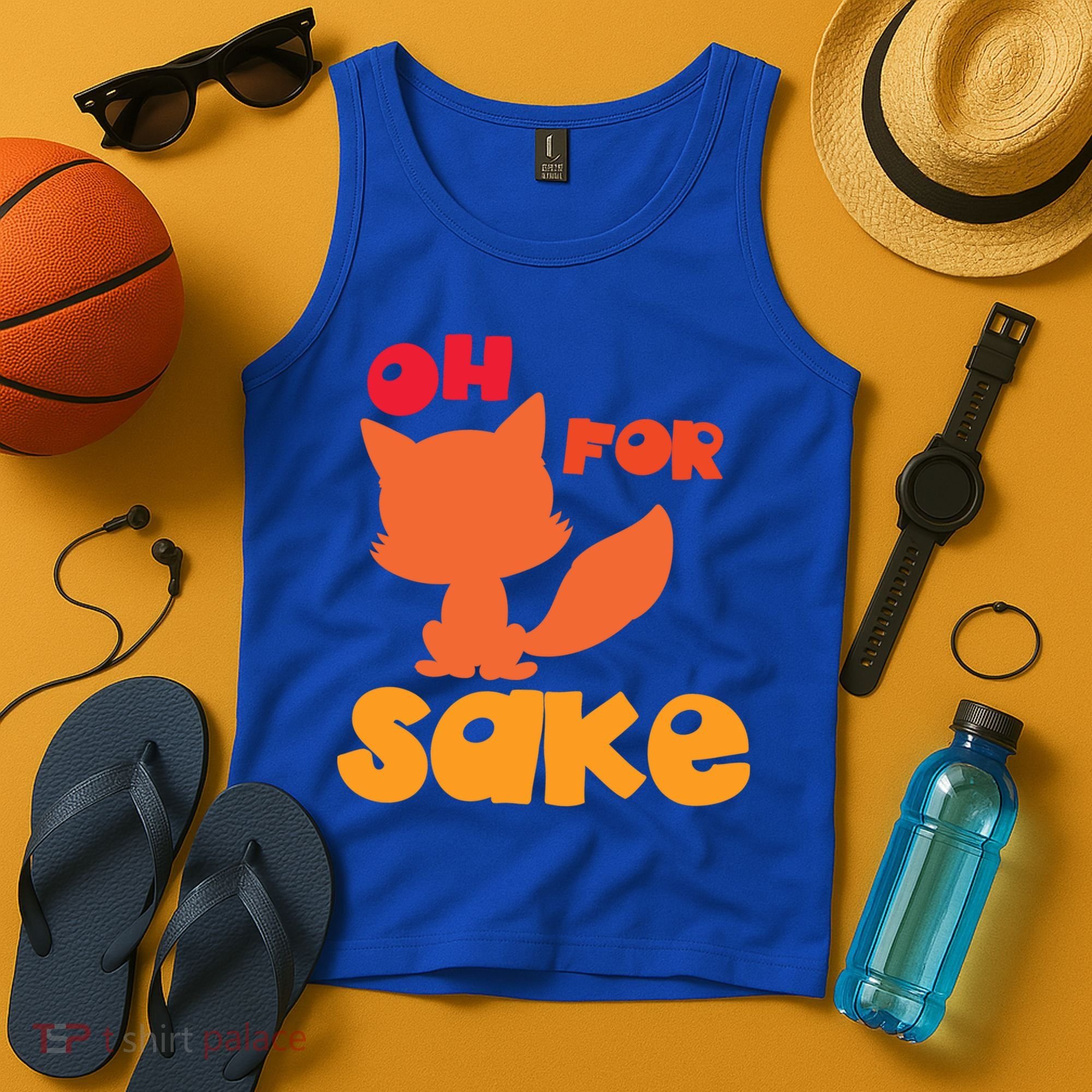 Oh For Fox Sake Funny Almost Offensive Adult Humor Gift Tank Top