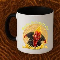 Okay Fine Fine IM Cool Im Fine Hades Coffee Mug thumb 2