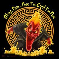 Okay Fine Fine IM Cool Im Fine Hades Coffee Mug thumb 5