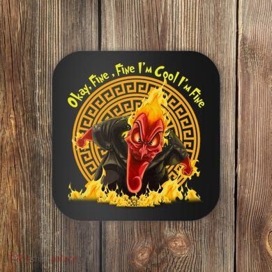Okay Fine Fine IM Cool Im Fine Hades Coaster