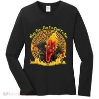 Okay Fine Fine IM Cool Im Fine Hades Women's Long Sleeve Shirt thumb 0