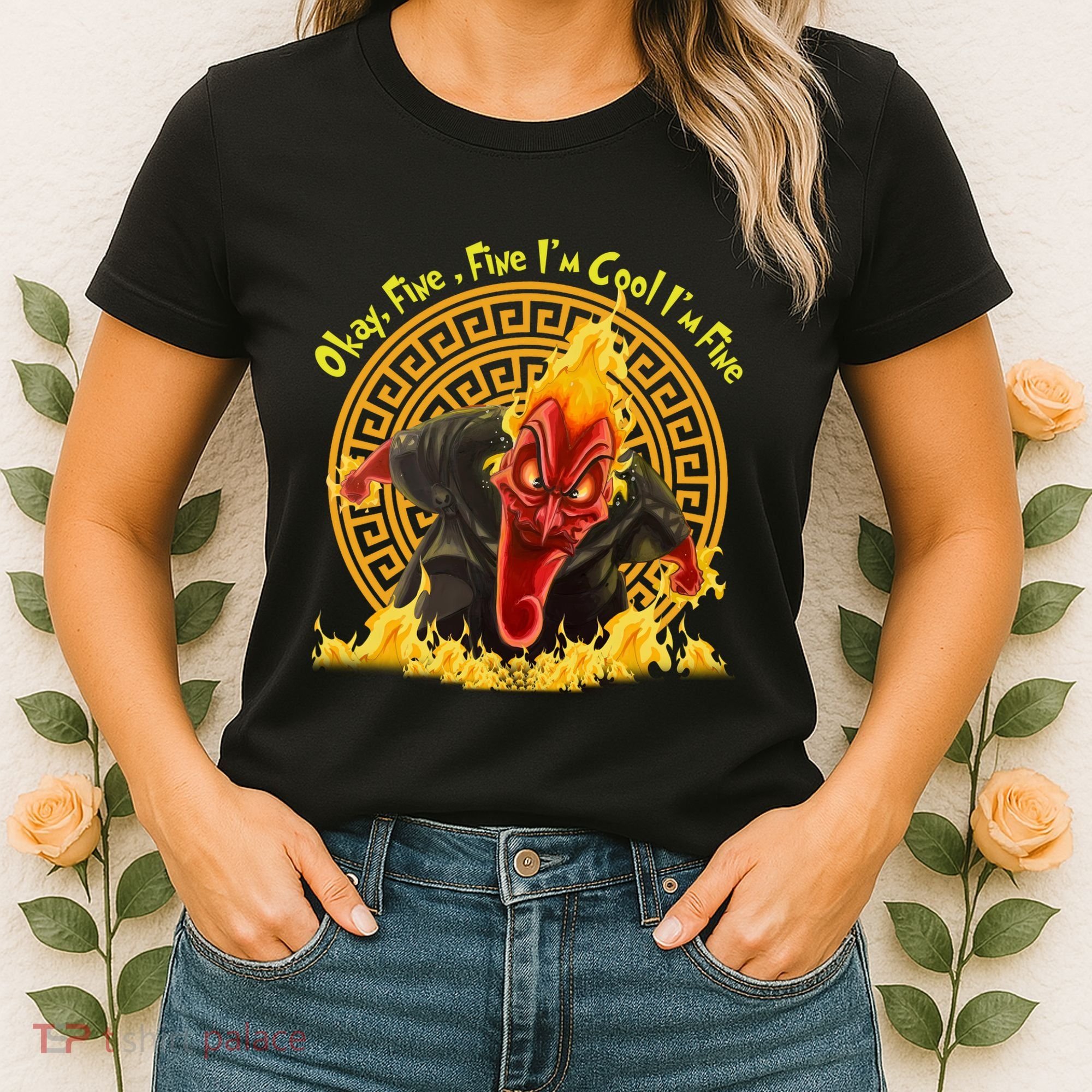Okay Fine Fine IM Cool Im Fine Hades Women's T-Shirt