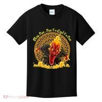 Okay Fine Fine IM Cool Im Fine Hades Kids T-Shirt thumb 0