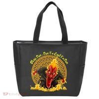 Okay Fine Fine IM Cool Im Fine Hades Tote Bag thumb 0