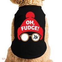Oh Fudge Funny Christmas Saying Xmas Doggie Tank thumb 0