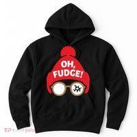 Oh Fudge Funny Christmas Saying Xmas Hoodie thumb 0