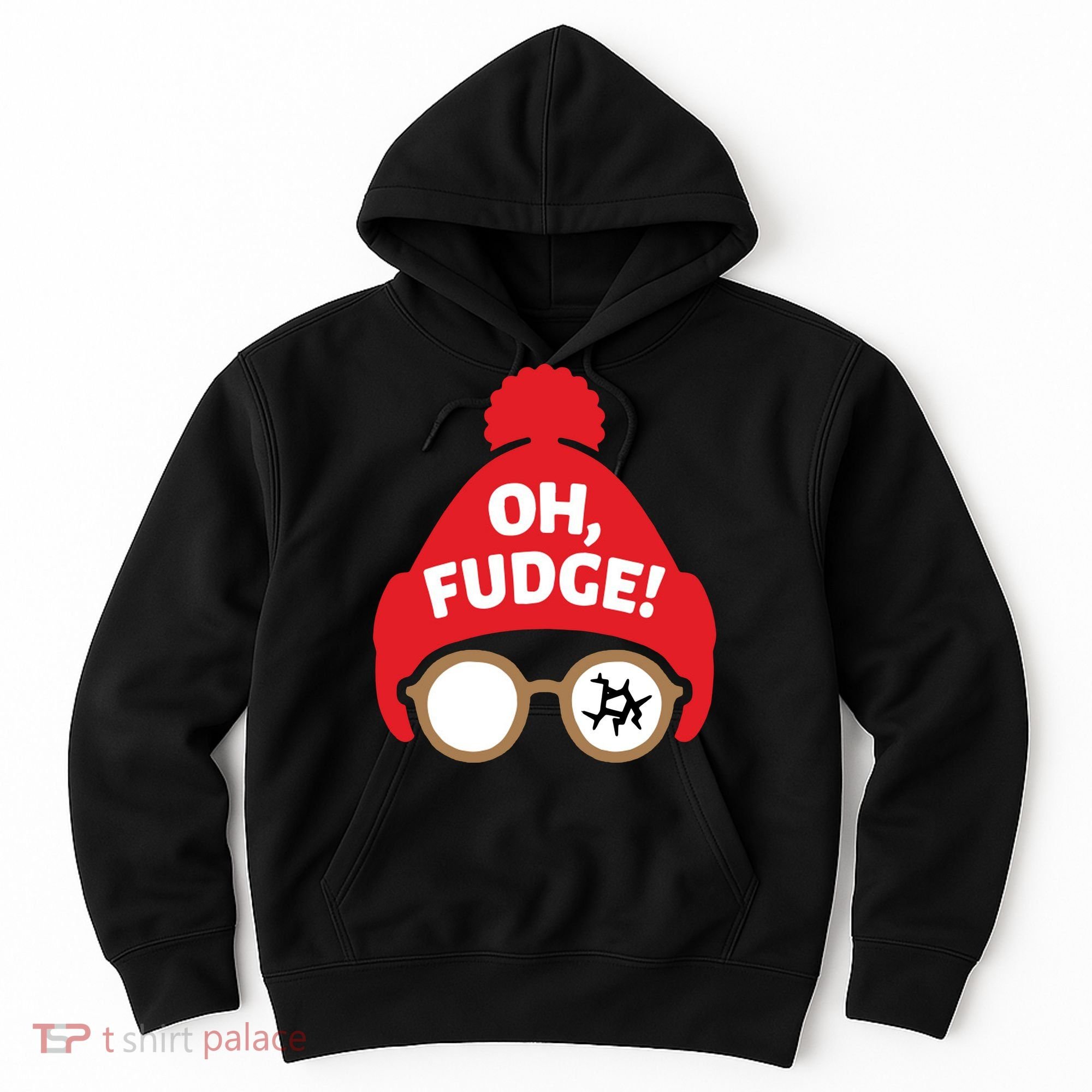 Oh Fudge Funny Christmas Saying Xmas Hoodie