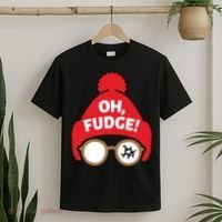 Oh Fudge Funny Christmas Saying Xmas T-Shirt thumb 2