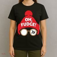 Oh Fudge Funny Christmas Saying Xmas T-Shirt thumb 4