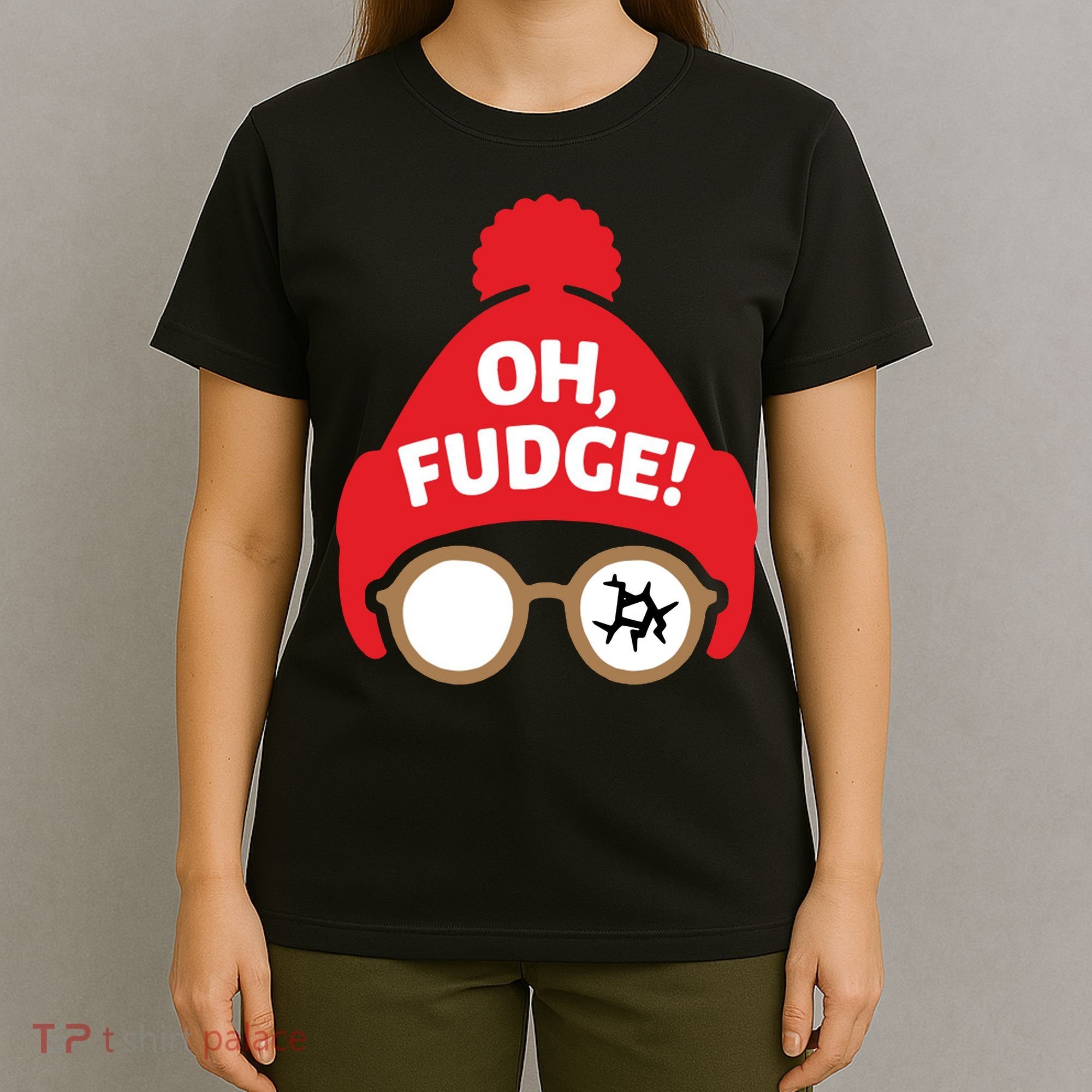 Oh Fudge Funny Christmas Saying Xmas T-Shirt