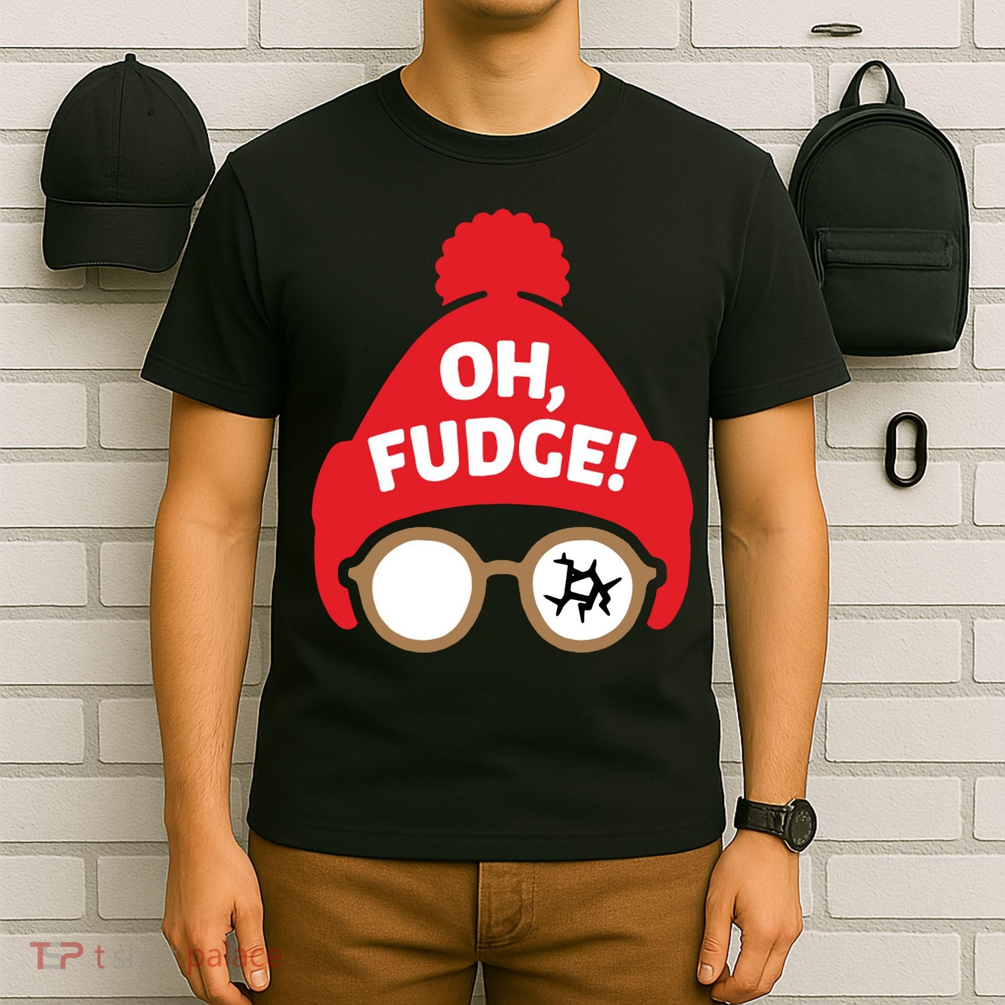 Oh Fudge Funny Christmas Saying Xmas T-Shirt