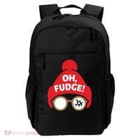 Oh Fudge Funny Christmas Saying Xmas Backpack thumb 0