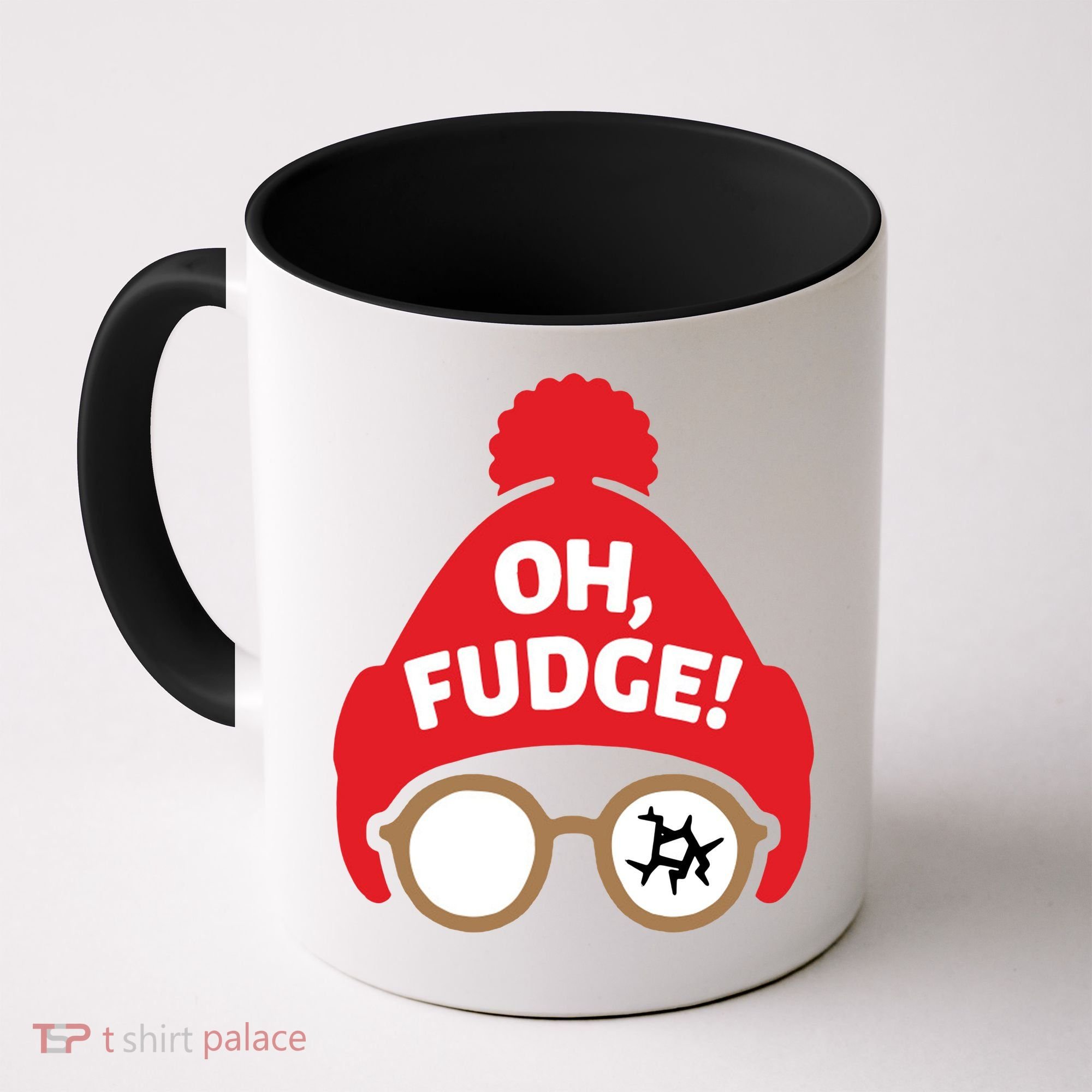 Oh Fudge Funny Christmas Saying Xmas Coffee Mug