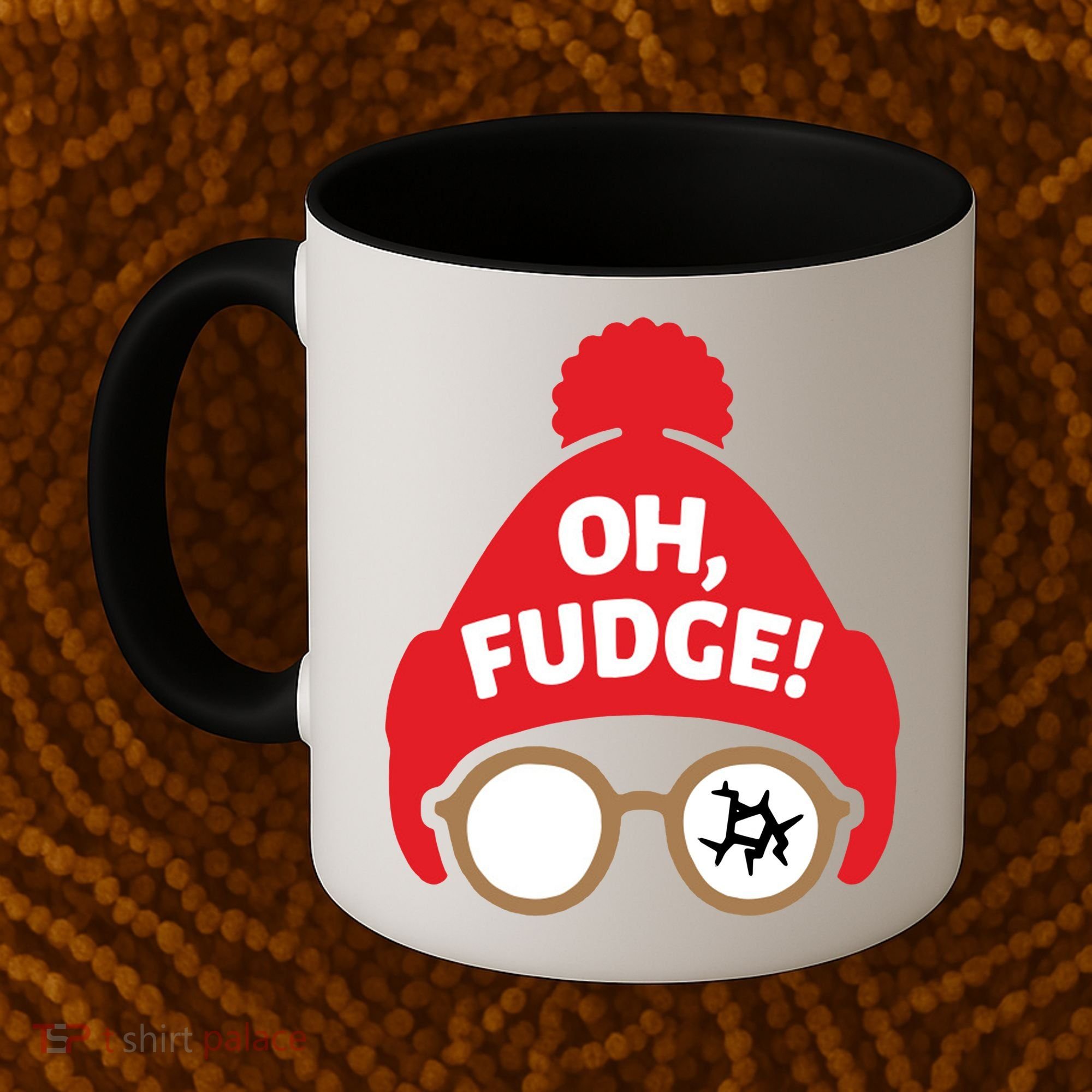 Oh Fudge Funny Christmas Saying Xmas Coffee Mug