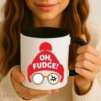 Oh Fudge Funny Christmas Saying Xmas Coffee Mug thumb 3