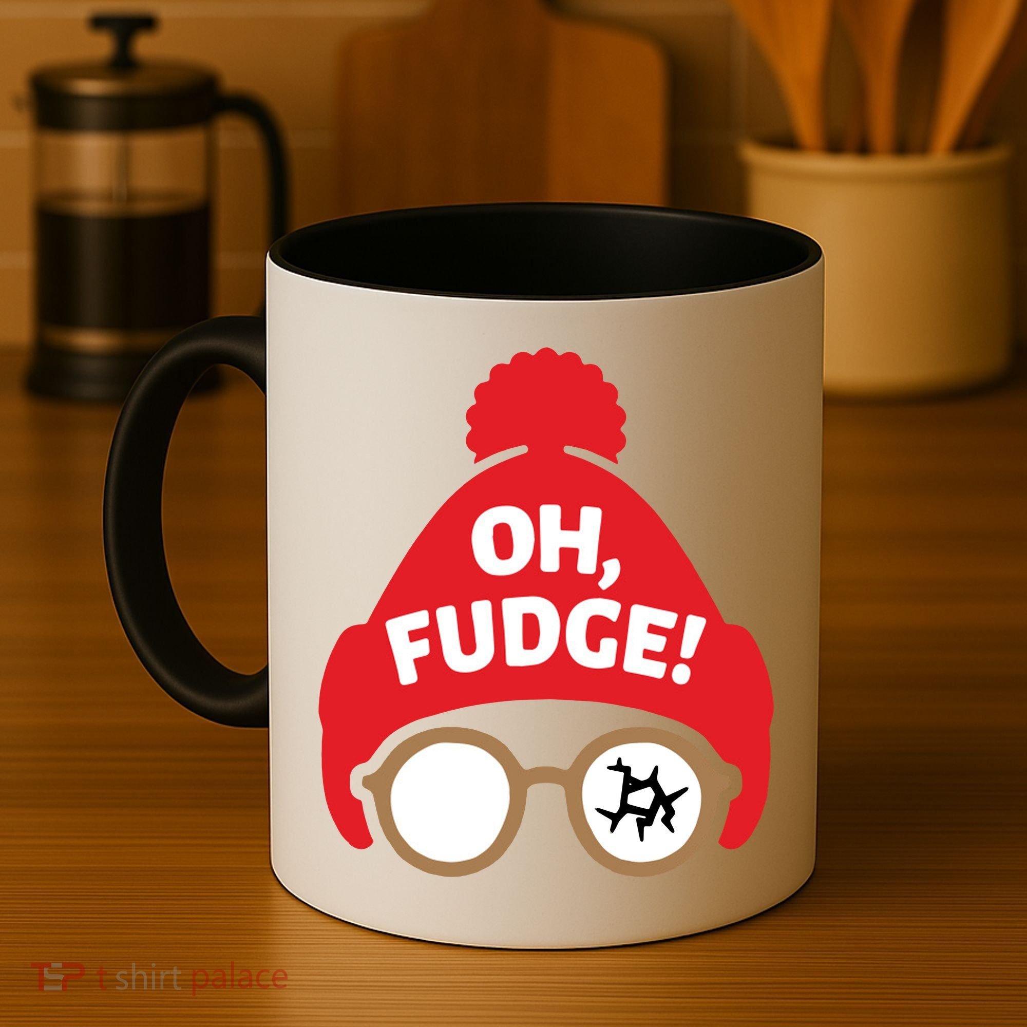 Oh Fudge Funny Christmas Saying Xmas Coffee Mug