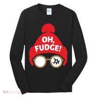 Oh Fudge Funny Christmas Saying Xmas Tall Long Sleeve Shirt thumb 0