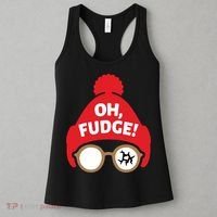 Oh Fudge Funny Christmas Saying Xmas Women's Tank Top thumb 3