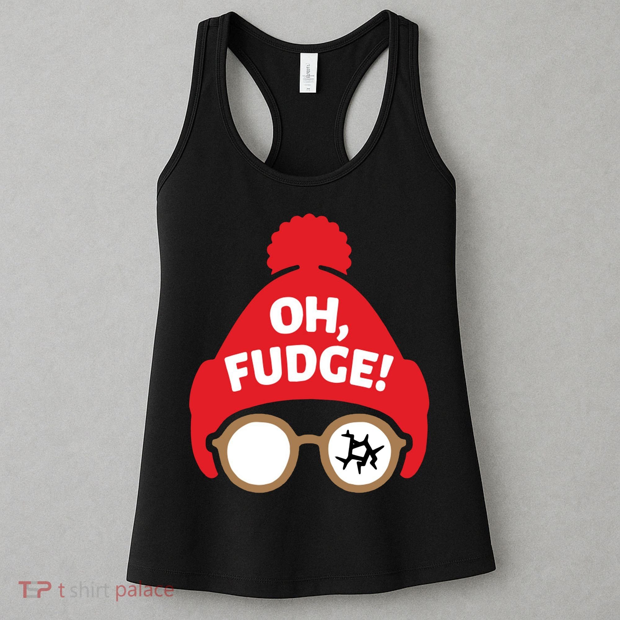 Oh Fudge Funny Christmas Saying Xmas Women's Tank Top