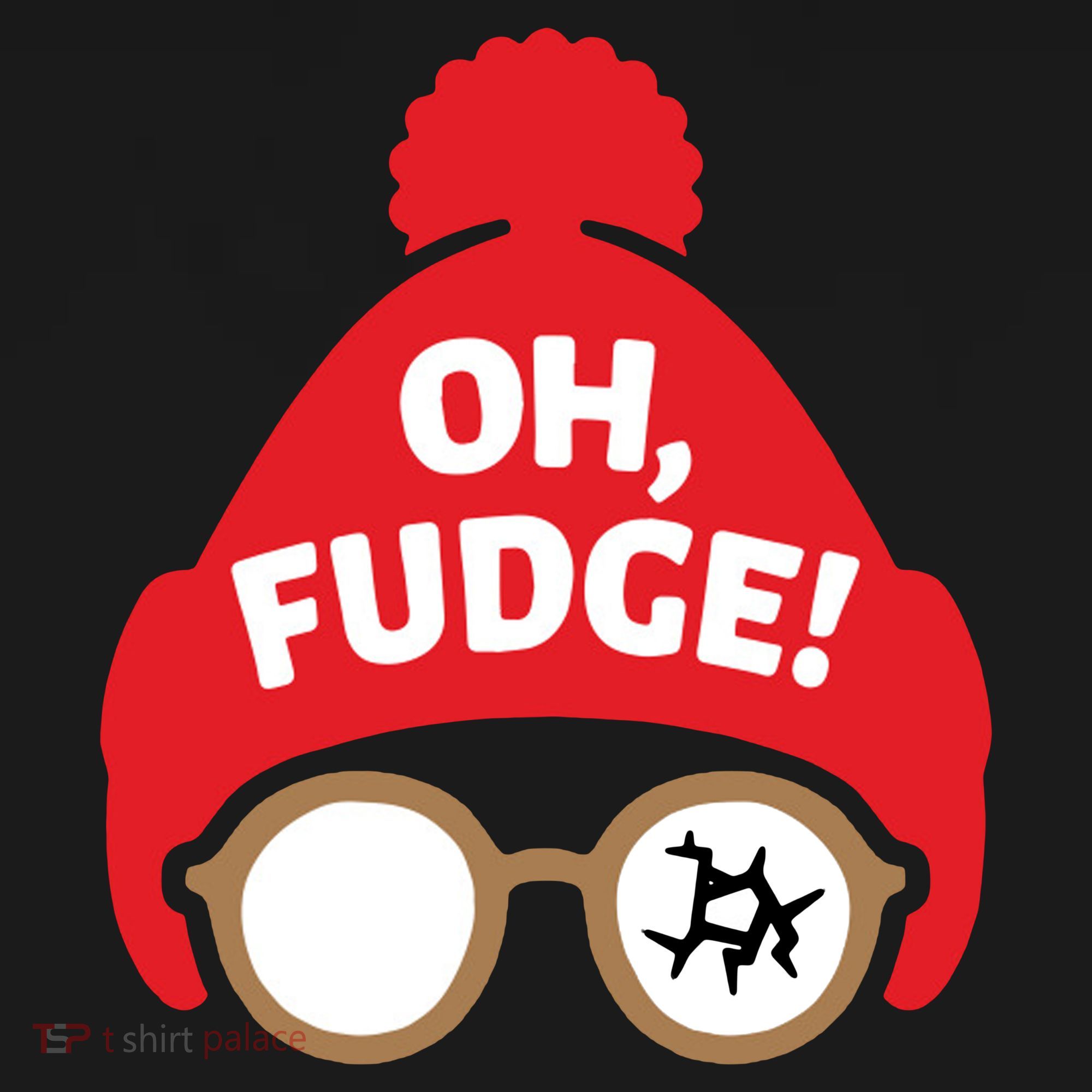 Oh Fudge Funny Christmas Saying Xmas Women's Tank Top