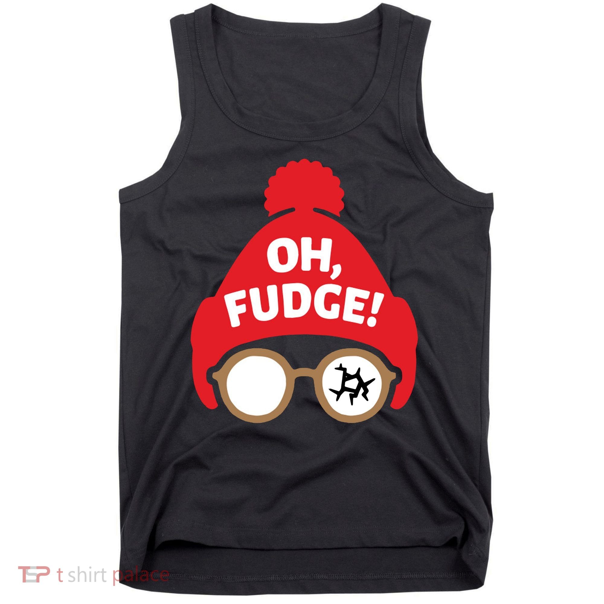 Oh Fudge Funny Christmas Saying Xmas Tank Top
