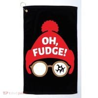 Oh Fudge Funny Christmas Saying Xmas Golf Towel thumb 0