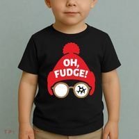 Oh Fudge Funny Christmas Saying Xmas Toddler T-Shirt thumb 2