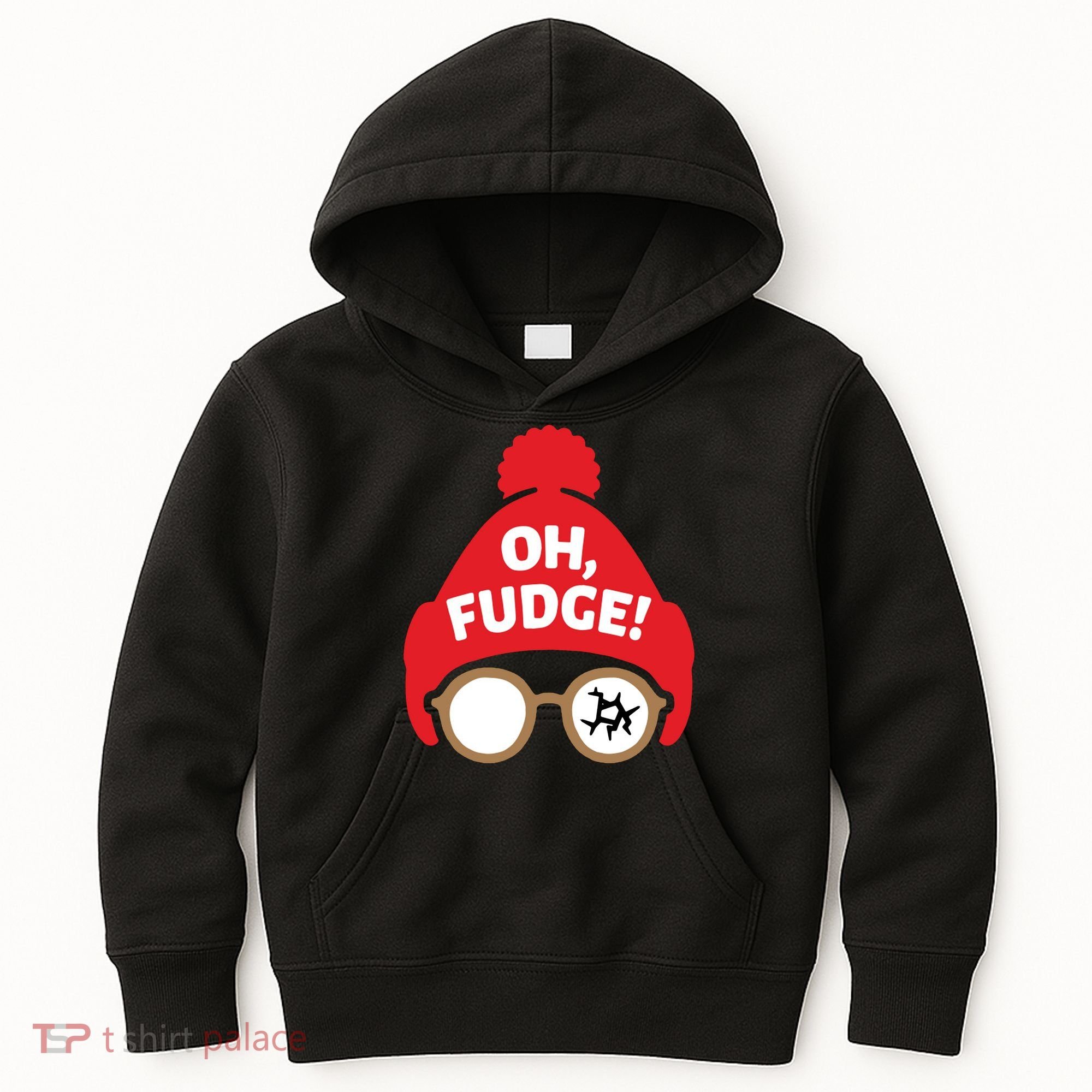 Oh Fudge Funny Christmas Saying Xmas Kids Hoodie
