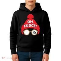 Oh Fudge Funny Christmas Saying Xmas Kids Hoodie thumb 4