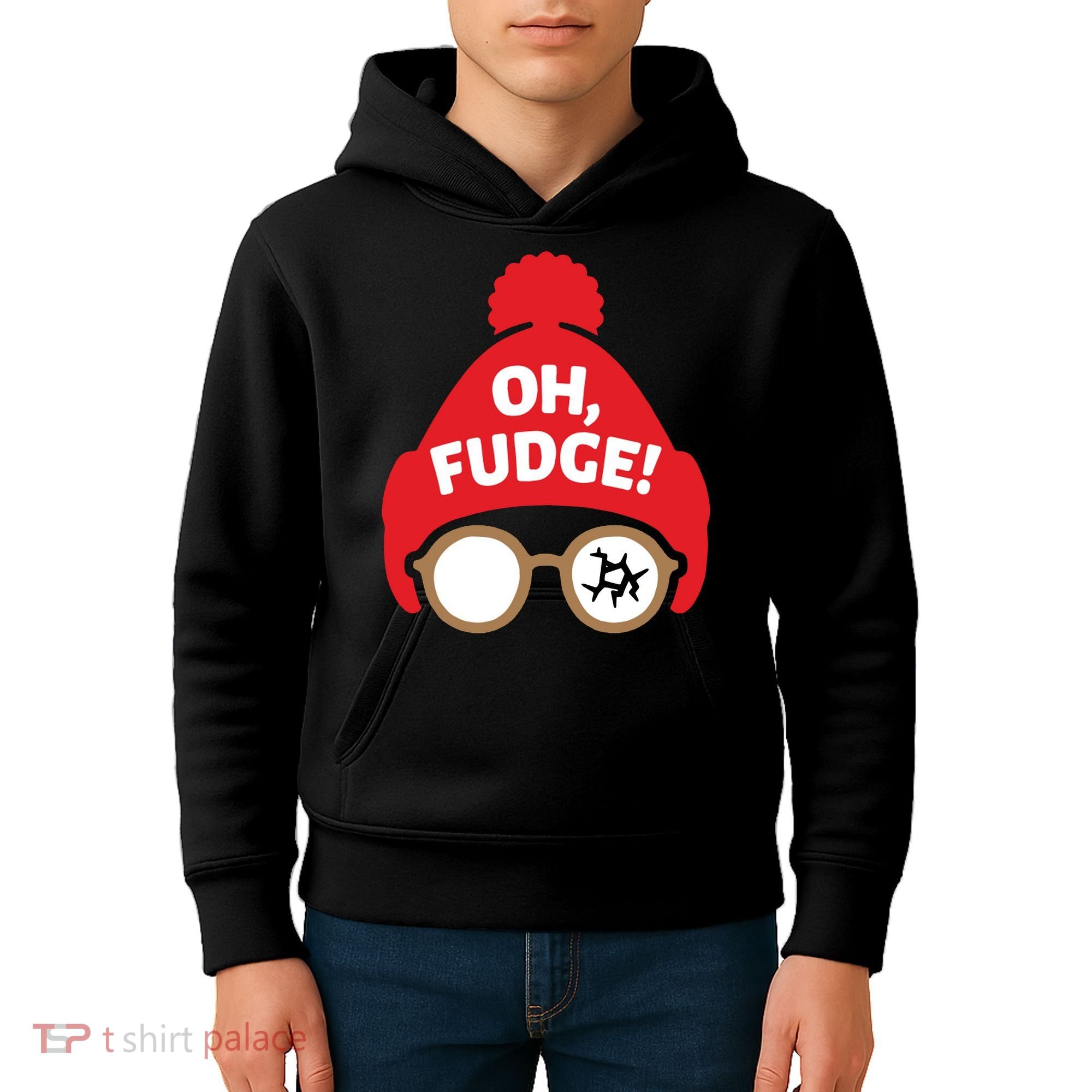 Oh Fudge Funny Christmas Saying Xmas Kids Hoodie