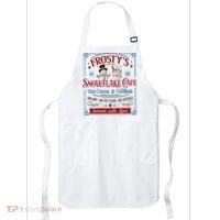 Old Fashioned FrostyS Snowflake Cafe Coffee Lovers Xmas Apron thumb 0