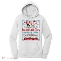 Old Fashioned FrostyS Snowflake Cafe Coffee Lovers Xmas Women's Hoodie thumb 0