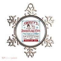Old Fashioned FrostyS Snowflake Cafe Coffee Lovers Xmas Ornament thumb 0