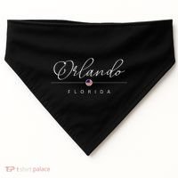Orlando Florida Fl On Orlando USA-Made Doggie Bandana thumb 0