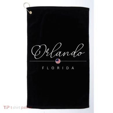 Orlando Florida Fl On Orlando Golf Towel
