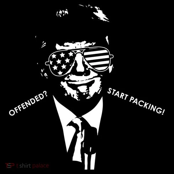 Offended Start Packing Funny Trump Coffee Mug