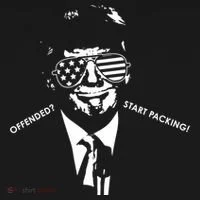 Offended Start Packing Funny Trump Women's Hoodie thumb 2