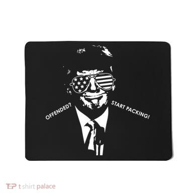 Offended Start Packing Funny Trump Mousepad
