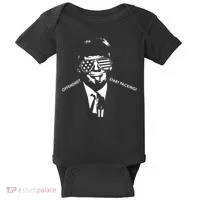 Offended Start Packing Funny Trump Baby Bodysuit thumb 0