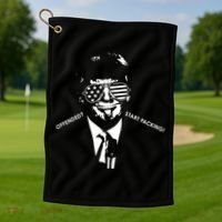 Offended Start Packing Funny Trump Golf Towel thumb 1
