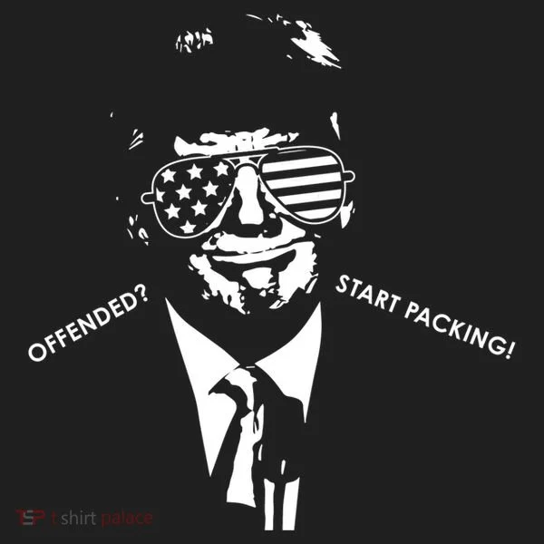 Offended Start Packing Funny Trump Golf Towel
