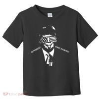 Offended Start Packing Funny Trump Toddler T-Shirt thumb 0