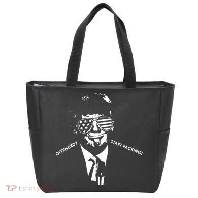 Offended Start Packing Funny Trump Bag